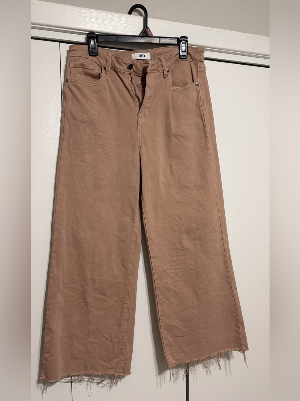 Judy Blue Women's Wide-Leg Jeans in Dusty Tan